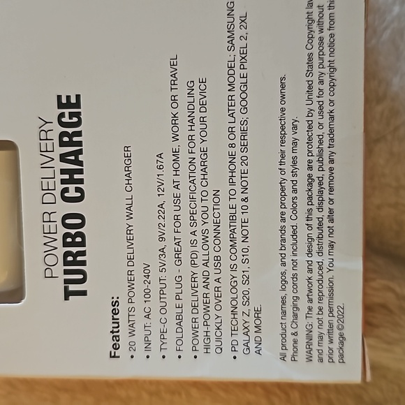 Itek turbo charge wall charger - Picture 3 of 4